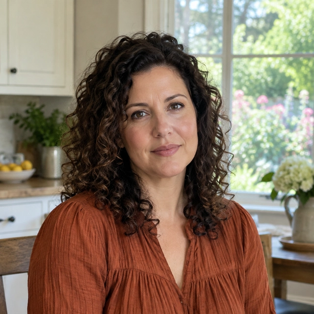 Illustrative portrait of Monica Reeves, an adult female character